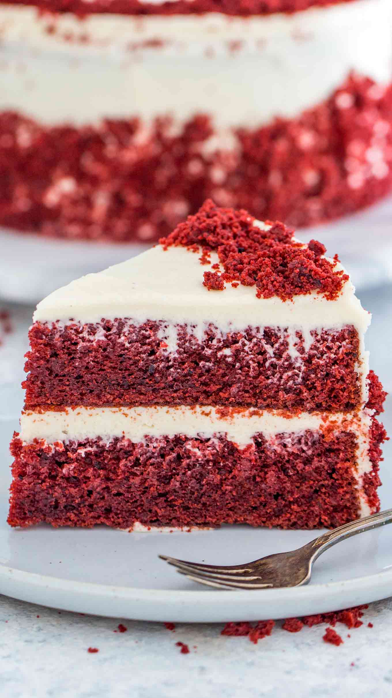 Białkowe ciasto Red Velvet